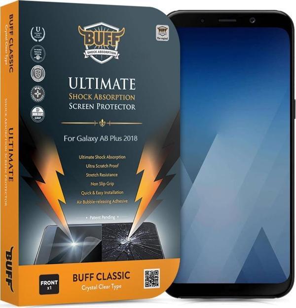 Buff Galaxy A8 Plus 2018 ile Uyumlu Darbe Emici Ekran Koruyucu Film - Image 1