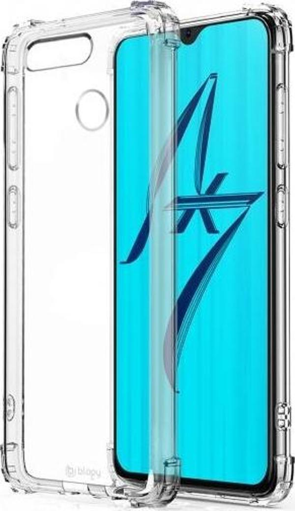 Blogy A7 / AX7 ile Uyumlu Crystal Fit Kılıf Crystal Clear - Image 1