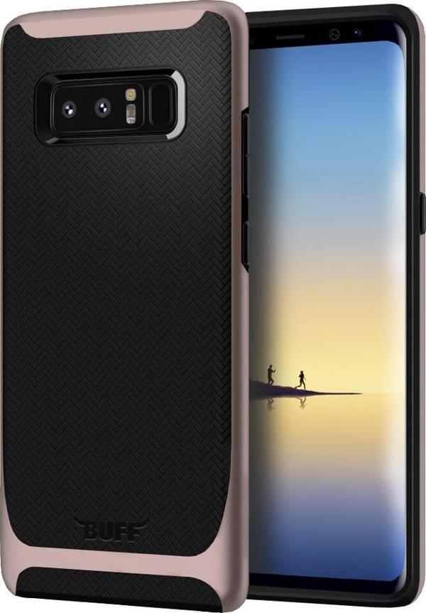 Buff Galaxy Note 8 ile Uyumlu New Armor Kılıf Rose Gold - Image 1