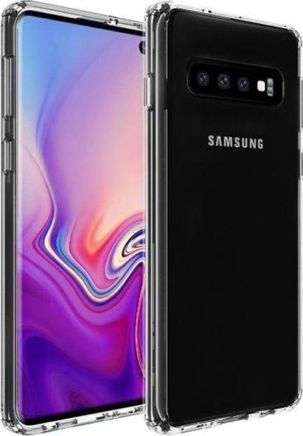 Buff Galaxy S10 ile Uyumlu Air Hybrid Kılıf Smoke Black - Image 1