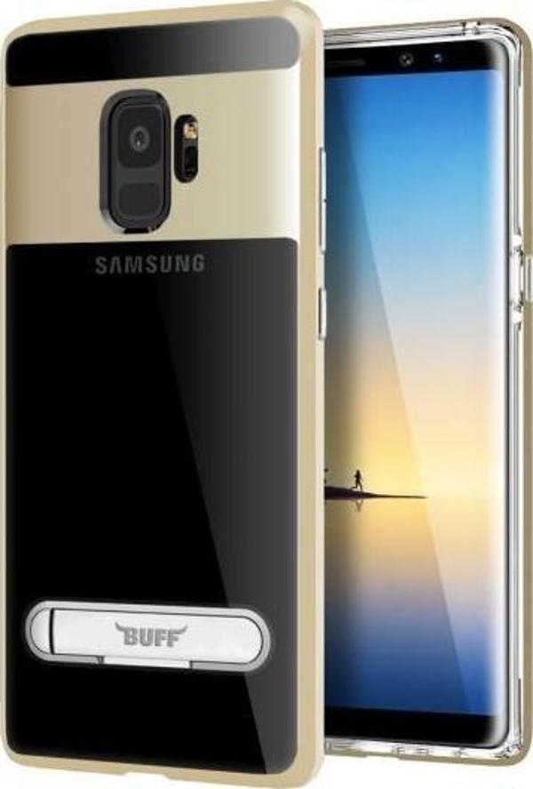 Buff Galaxy S9 ile Uyumlu Air Bumper Kılıf Gold - Image 1