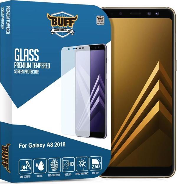Buff Glass Galaxy A8 2018 ile Uyumlu Ekran Koruyucu Cam - Image 1