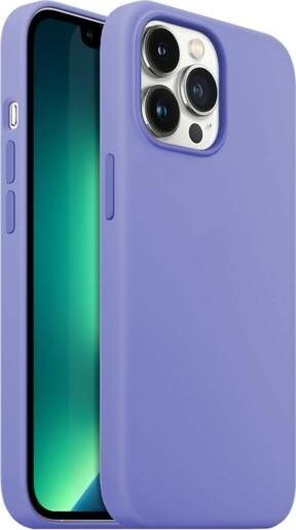 Buff iPhone 13 Pro Max ile Uyumlu Rubber S Kılıf Purple - Image 1