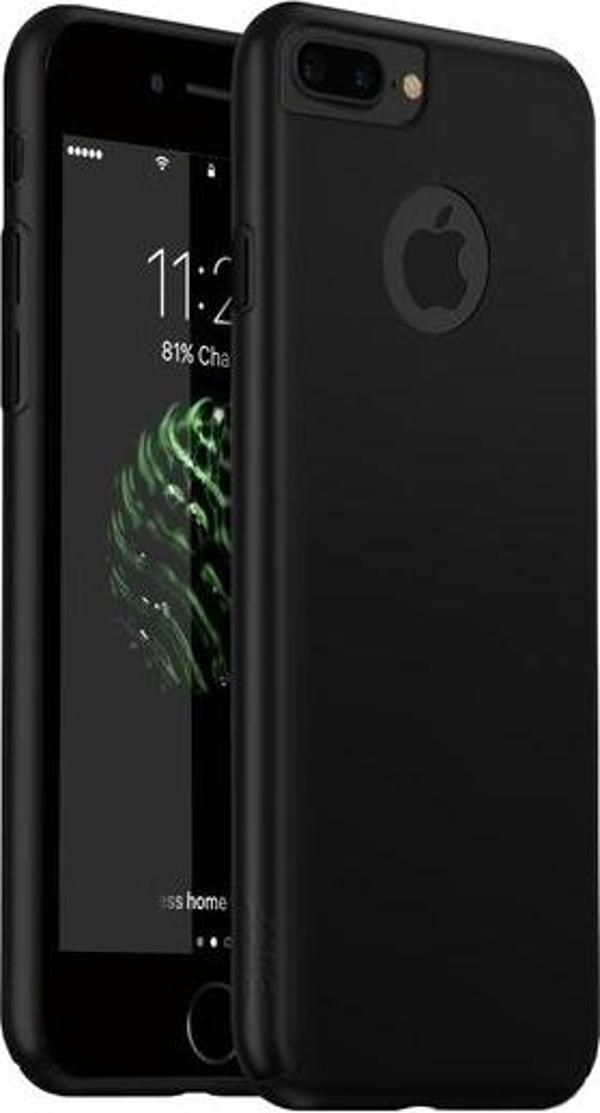 Buff iPhone 7 Plus ile Uyumlu Slim Fit Kılıf Matte Black - Image 1