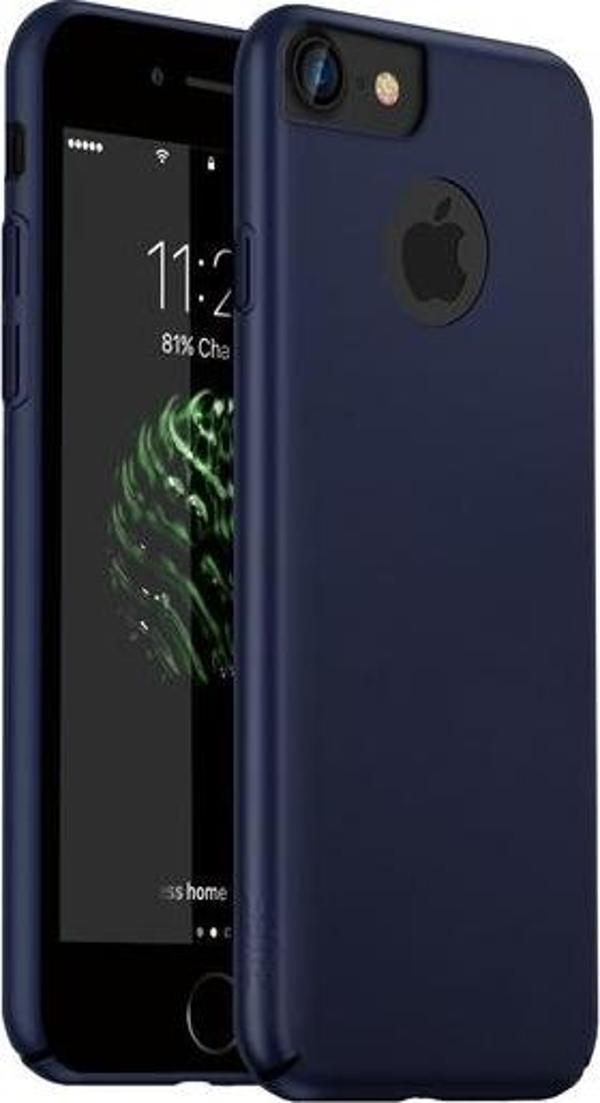 Buff iPhone 7 ile Uyumlu Slim Fit Kılıf Dark Blue - Image 1