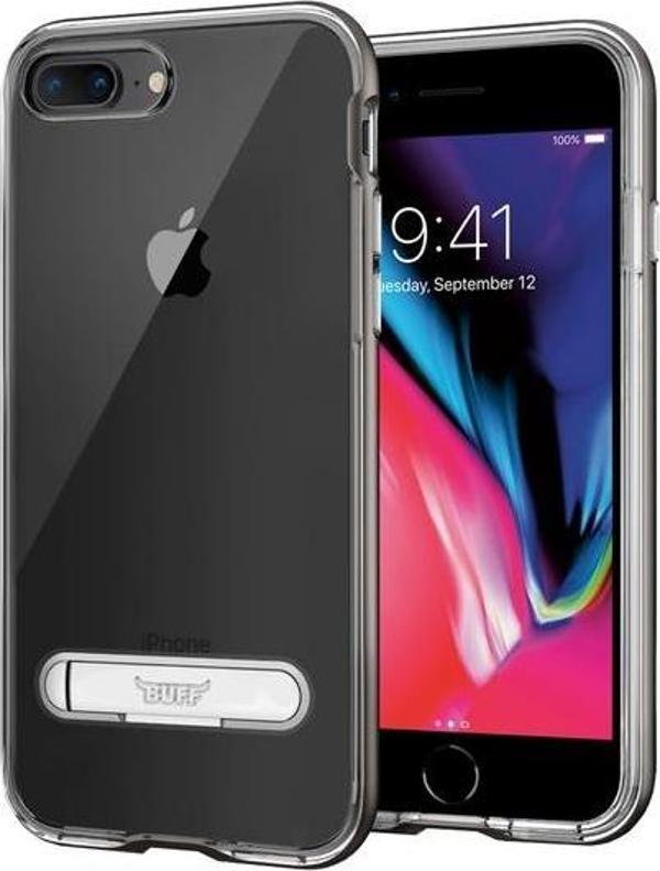 Buff iPhone 8 Plus / 7 Plus ile Uyumlu Air Bumper Kılıf Space Gray - Image 1