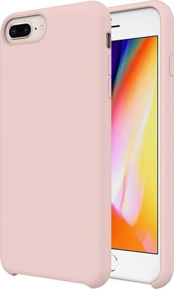 Buff iPhone 8 Plus / 7 Plus ile Uyumlu Rubber Fit Kılıf Pink Sand - Image 1