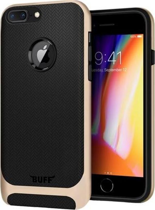 Buff iPhone 8 Plus ile Uyumlu New Armor Kılıf Gold - Image 1