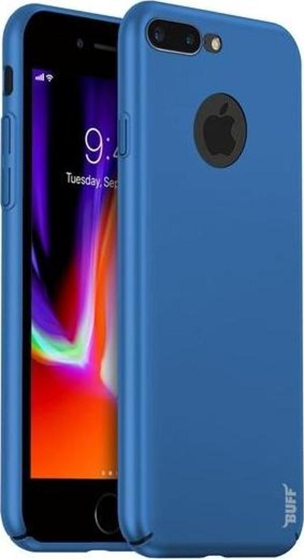 Buff iPhone 8 Plus ile Uyumlu Slim Fit Kılıf Blue - Image 1