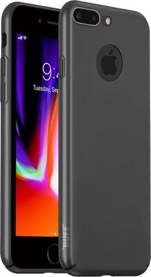 Buff iPhone 8 Plus ile Uyumlu Slim Fit Kılıf Space Gray - Image 1