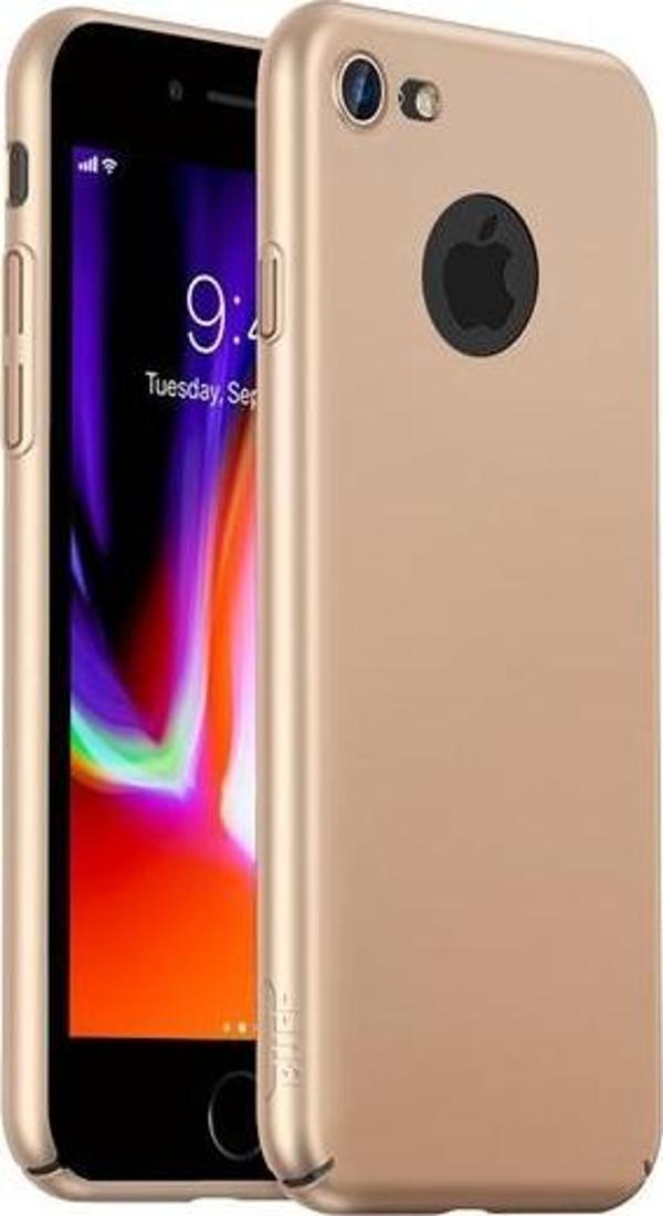 Buff iPhone 8 ile Uyumlu Slim Fit Kılıf Gold - Image 1