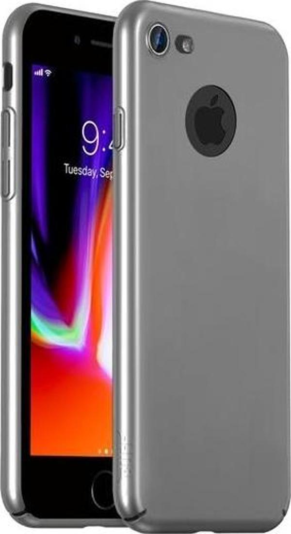 Buff iPhone 8 ile Uyumlu Slim Fit Kılıf Silver - Image 1
