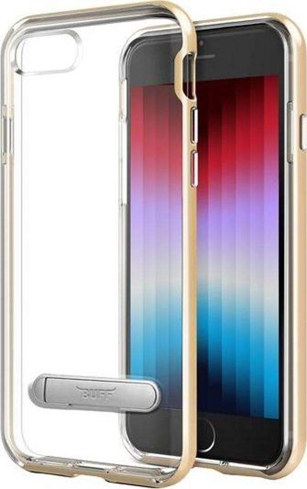 Buff iPhone Se 2022 ile Uyumlu Air Bumper Kılıf Gold - Image 1