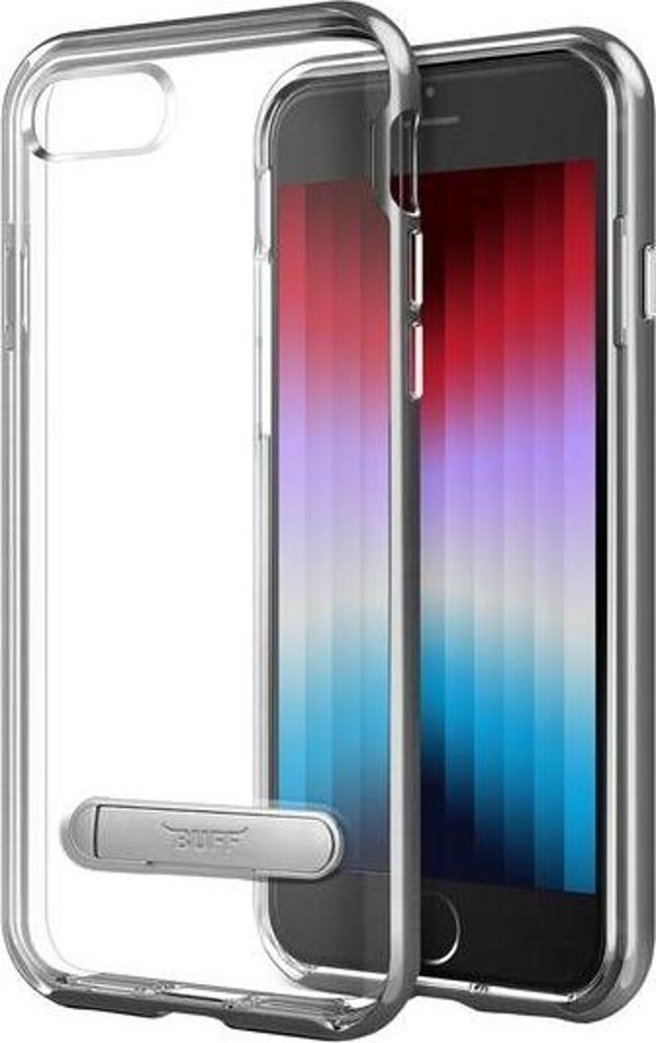 Buff iPhone Se 2022 ile Uyumlu Air Bumper Kılıf Space Gray - Image 1