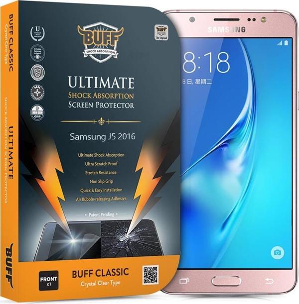 Buff Galaxy J5 2016 ile Uyumlu Darbe Emici Ekran Koruyucu Film - Image 1