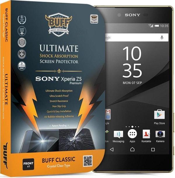 Buff Xperia Z5 Premium ile Uyumlu Darbe Emici Ekran Koruyucu Film - Image 1