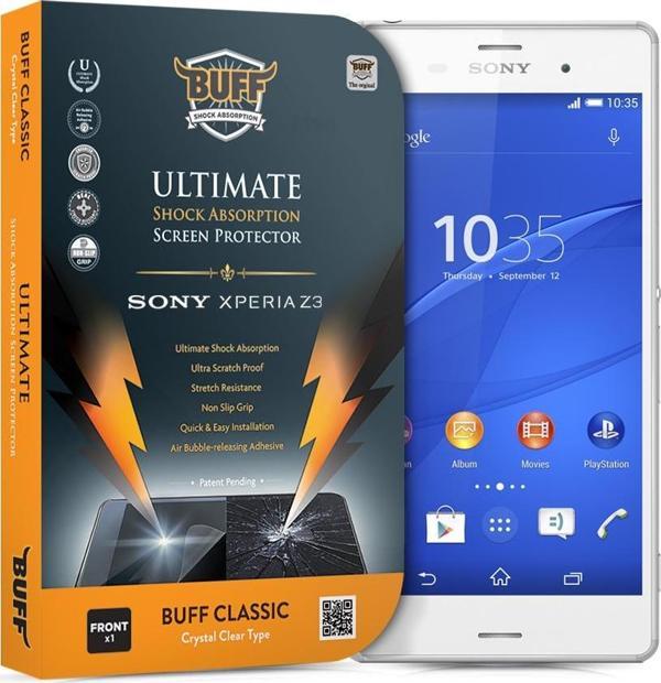 Buff Xperia Z3 ile Uyumlu Darbe Emici Ekran Koruyucu Film - Image 1