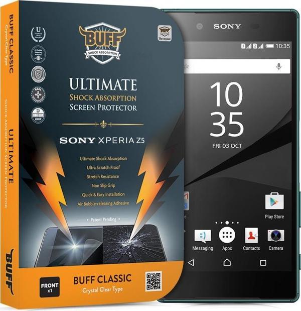 Buff Xperia Z5 ile Uyumlu Darbe Emici Ekran Koruyucu Film - Image 1