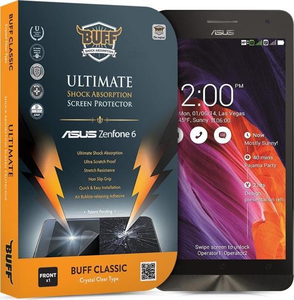 Buff Zenfone 6 ile Uyumlu Darbe Emici Ekran Koruyucu Film - Image 1