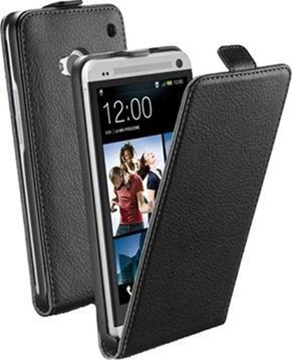 Cellular Line One ile Uyumlu Flap Essential Mıknatıslı Deri Kılıf Siyah FLAPESSENONEBK - Image 1