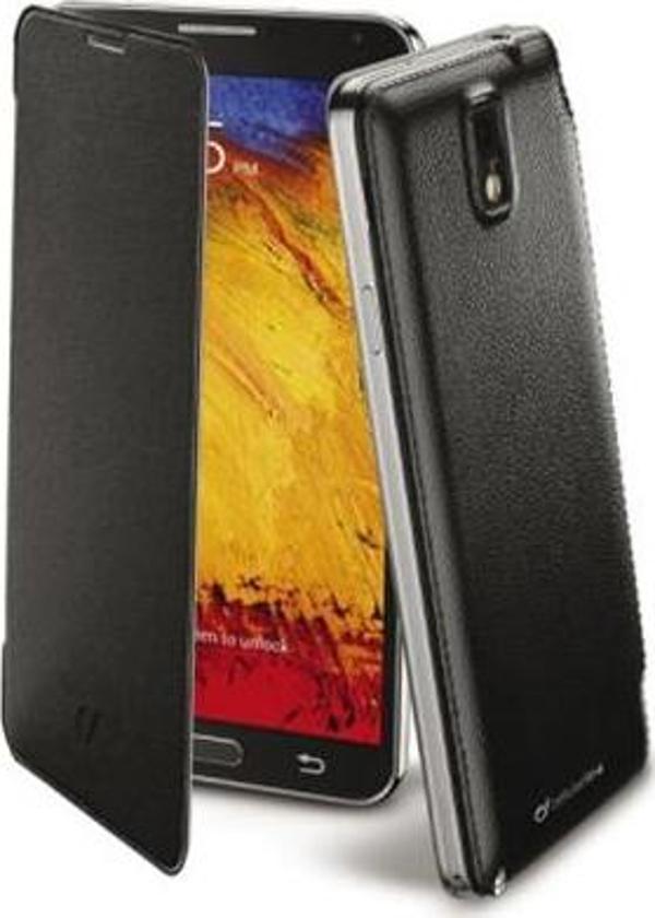 Cellular Line Galaxy Note 3 ile Uyumlu Flip Book Kılıf Siyah BACKBOOKNOTE3BK - Image 1
