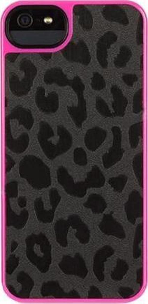 Griffin iPhone SE/5S/5 ile Uyumlu Moxy Sert Kılıf Siyah-Pembe GB35512 - Image 1