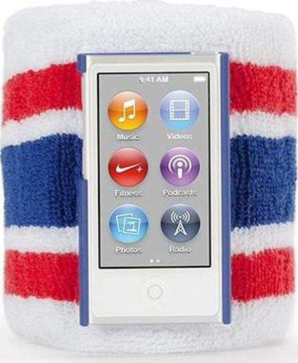 Griffin iPod Nano 7 ile Uyumlu Sportcuff Bilek Bandı Kılıf Beyaz RE37770 - Image 1
