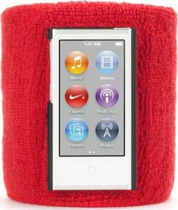 Griffin iPod nano 7 ile Uyumlu Sportcuff Bilek Bandı Kılıf Kırmızı RE36646 - Image 1
