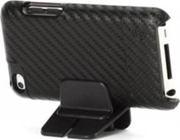 Griffin iPod Touch 4 ile Uyumlu Karbon Desenli Stantlı Kılıf Graphite RE01943 - Image 1