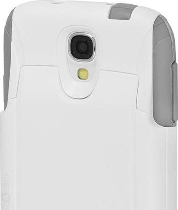 Otterbox Galaxy S4 ile Uyumlu Commuter Wallet Kılıf  Gri-Beyaz - Image 1