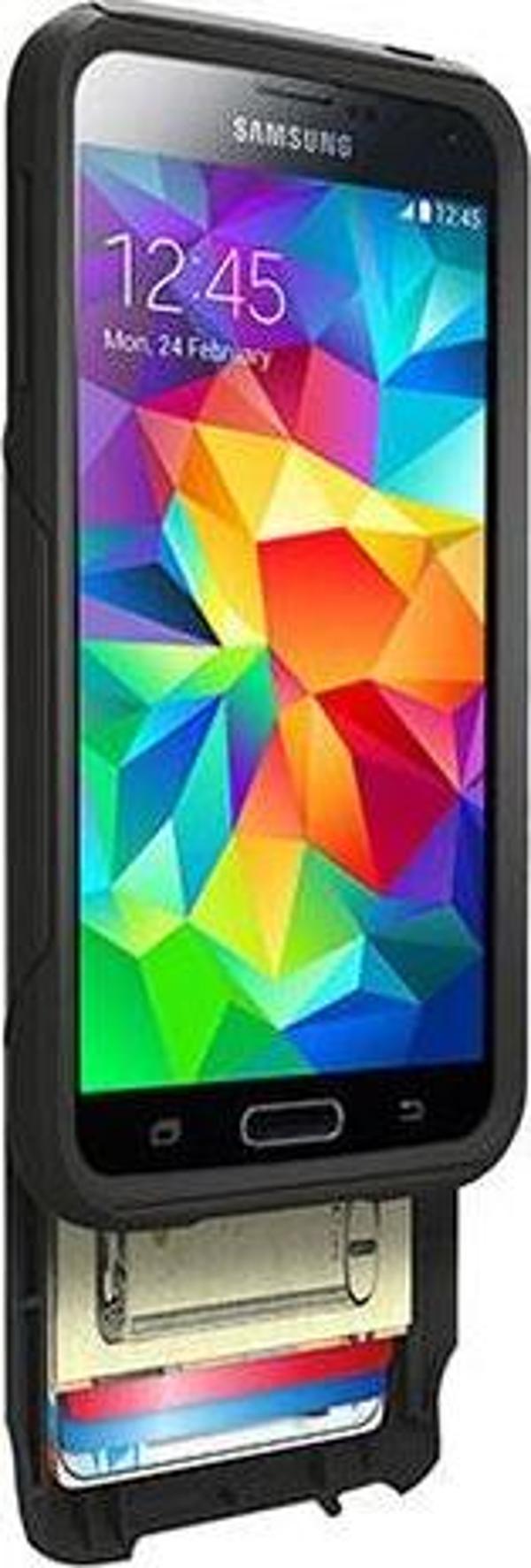Otterbox Galaxy S5 ile Uyumlu Commuter Wallet Kılıf  Siyah - Image 1