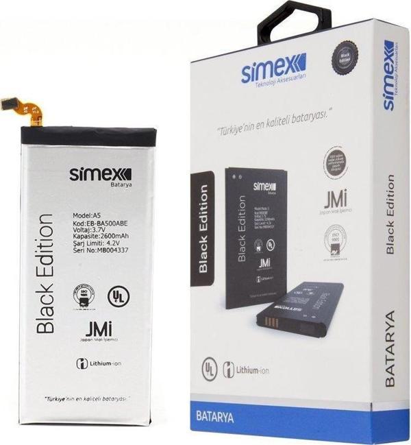 Simex Galaxy A5 ile Uyumlu SBT-01 Batarya - Image 1