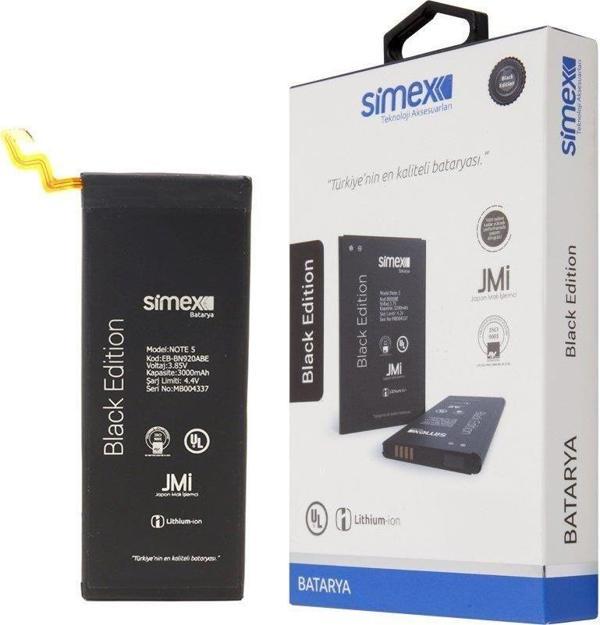 Simex Galaxy Note5 ile Uyumlu SBT-01 Batarya - Image 1