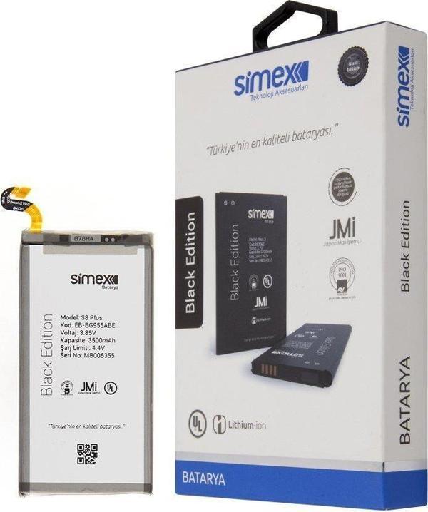 Simex Galaxy S8 Plus ile Uyumlu SBT-01 Batarya - Image 1