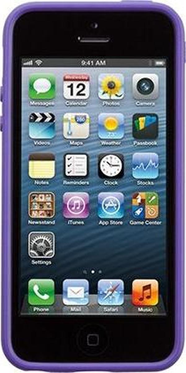 Speck iPhone 4S/4 ile Uyumlu PixelSkin HD Silikon Kılıf Mor - Image 1