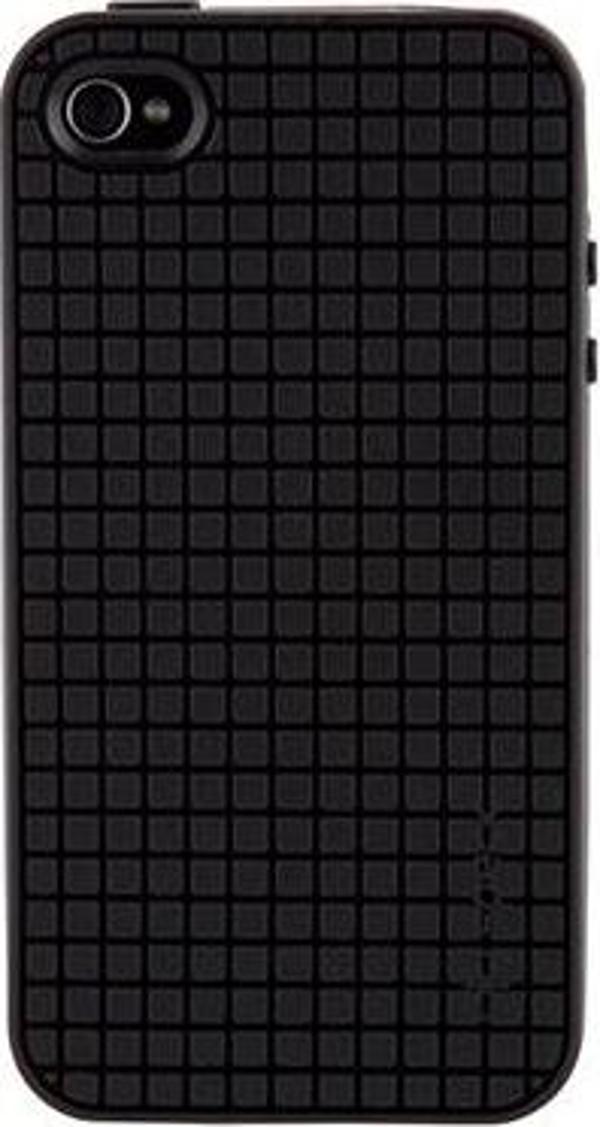Speck iPhone 4S/4 ile Uyumlu PixelSkin HD Silikon Kılıf Siyah - Image 1