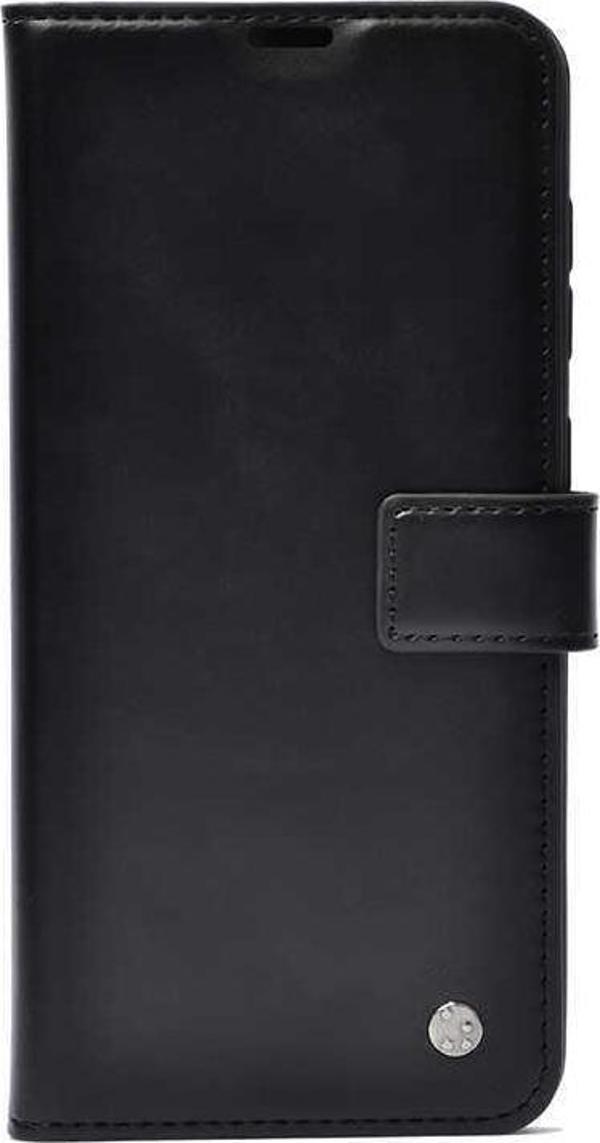 Zore iPhone 13 Pro ile Uyumlu Kar Deluxe Kapaklı Kılıf Siyah - Image 1