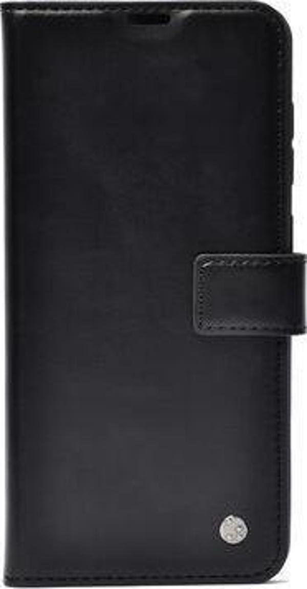 Zore iPhone 5 ile Uyumlu Kar Deluxe Kapaklı Kılıf Siyah - Image 1