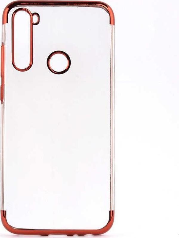 Zore Redmi Note 8T ile Uyumlu Dört Köşeli Lazer Silikon Kılıf Kırmızı - Image 1