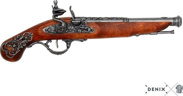 Koleksiyon Grubu-FLINTLOCK PISTOL, ENGLAND 18TH. C.-JDNX1196G-Orijinalden ilham alan tasarım - Image 1