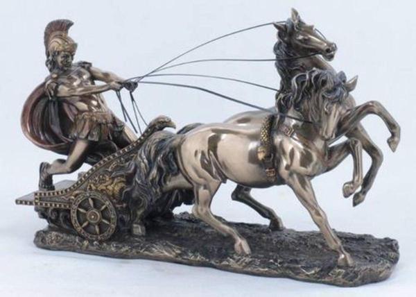 Hediyelik › Veronese Biblolar › Mitoloji & Tarih- Roma Atlı Savaşçı-28*11*17 Cm. - Image 1