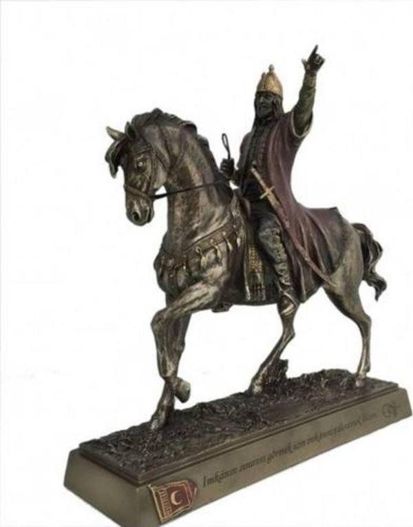 Veronese Biblolar ? Fatih Sultan Mehmet-f.s. Mehmet Bronz-28,5*11*29 Cm-jtu09490a4 - Image 1