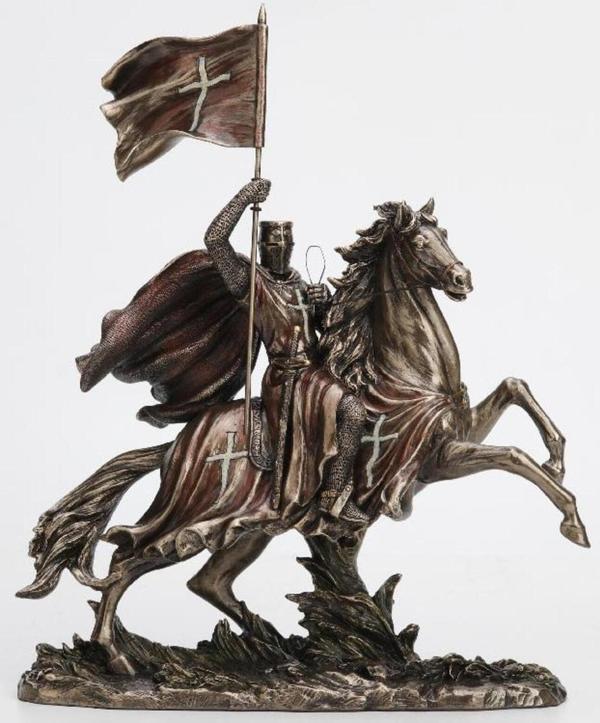 Veronese Biblolar ? Mitoloji & Tarih-atlı Haçlı Şövalye-30,5*12,5*37,5 Cm-jwu77709a4 - Image 1