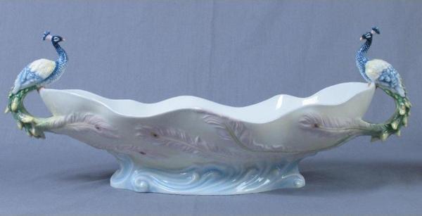 Veronese Biblolar ? Porselen-2 Tavuskuşlu Kase-45*21*18 Cm-jap20276aa - Image 1