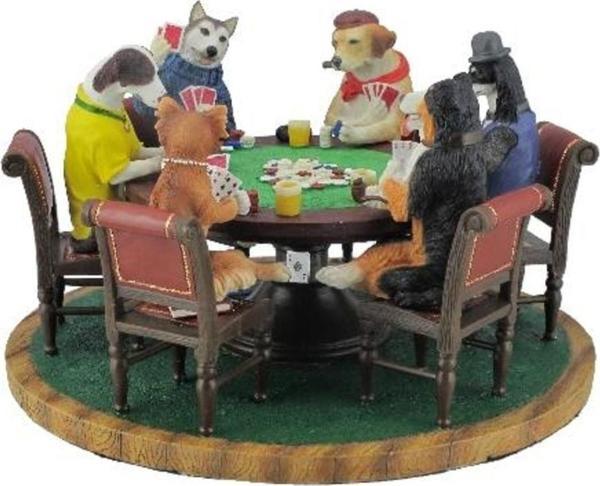 Veronese Serisi- Kumar Oynayan Köpekler-21*14 Cm. - Image 1