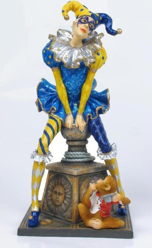 Veronese Serisi- Maymunlu Soytarı-15*12,6*26 Cm. - Image 1
