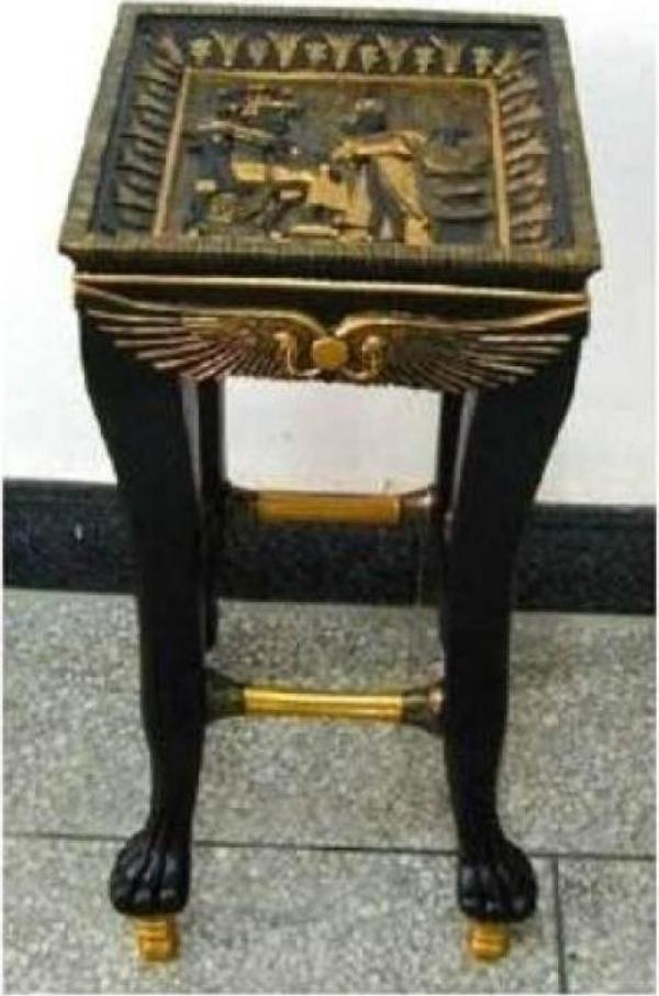 Veronese Serisi- Mısır Sehpa-63*30*30 Cm - Image 1