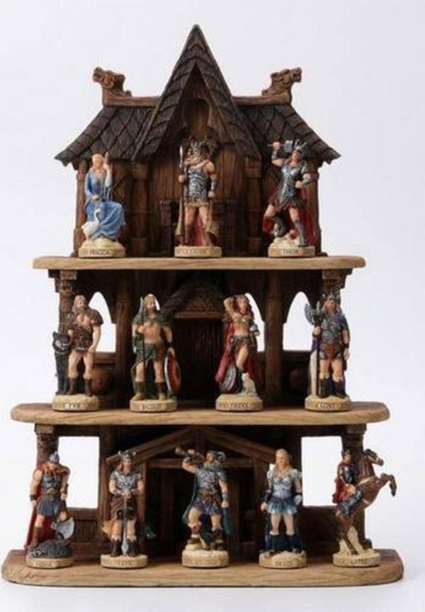 Veronese Serisi- Mitoloji & Tarih-norse Mt Standlı 12 Lı Set-30*9*41 Cm. - Image 1
