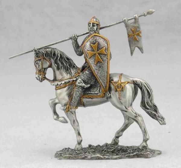 Veronese Serisi- Mitoloji & Tarih-ortaçağ Atlı Savaşçı-10*7*2,5 Cm. - Image 1
