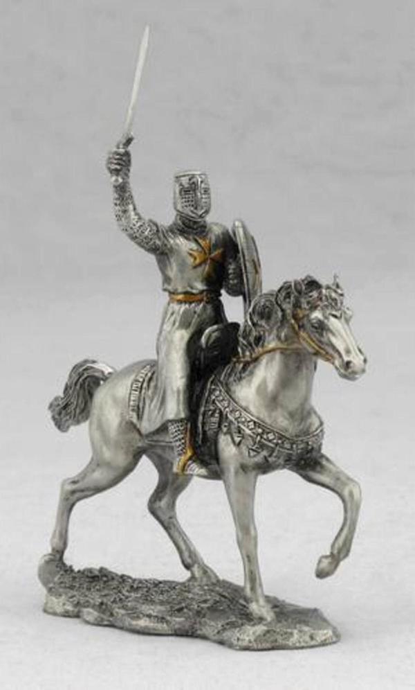 Veronese Serisi- Mitoloji & Tarih-ortaçağ Atlı Savaşçı-13*10*3 Cm. - Image 1